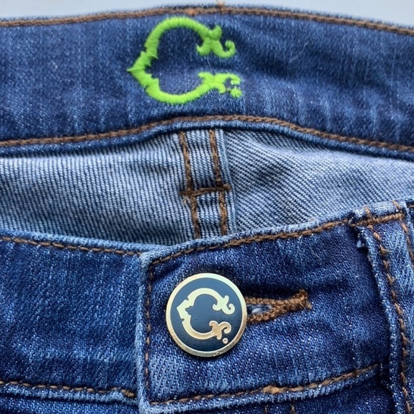 C. Wonder Women’s Mid Rise Distressed Skinny Jeans Dark Wash Blue Size 29 NWOT - Picture 6 of 9